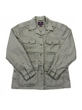 Boyt Harness Company Womens Utility Hunting Shirt Jacket Tan Size Medium